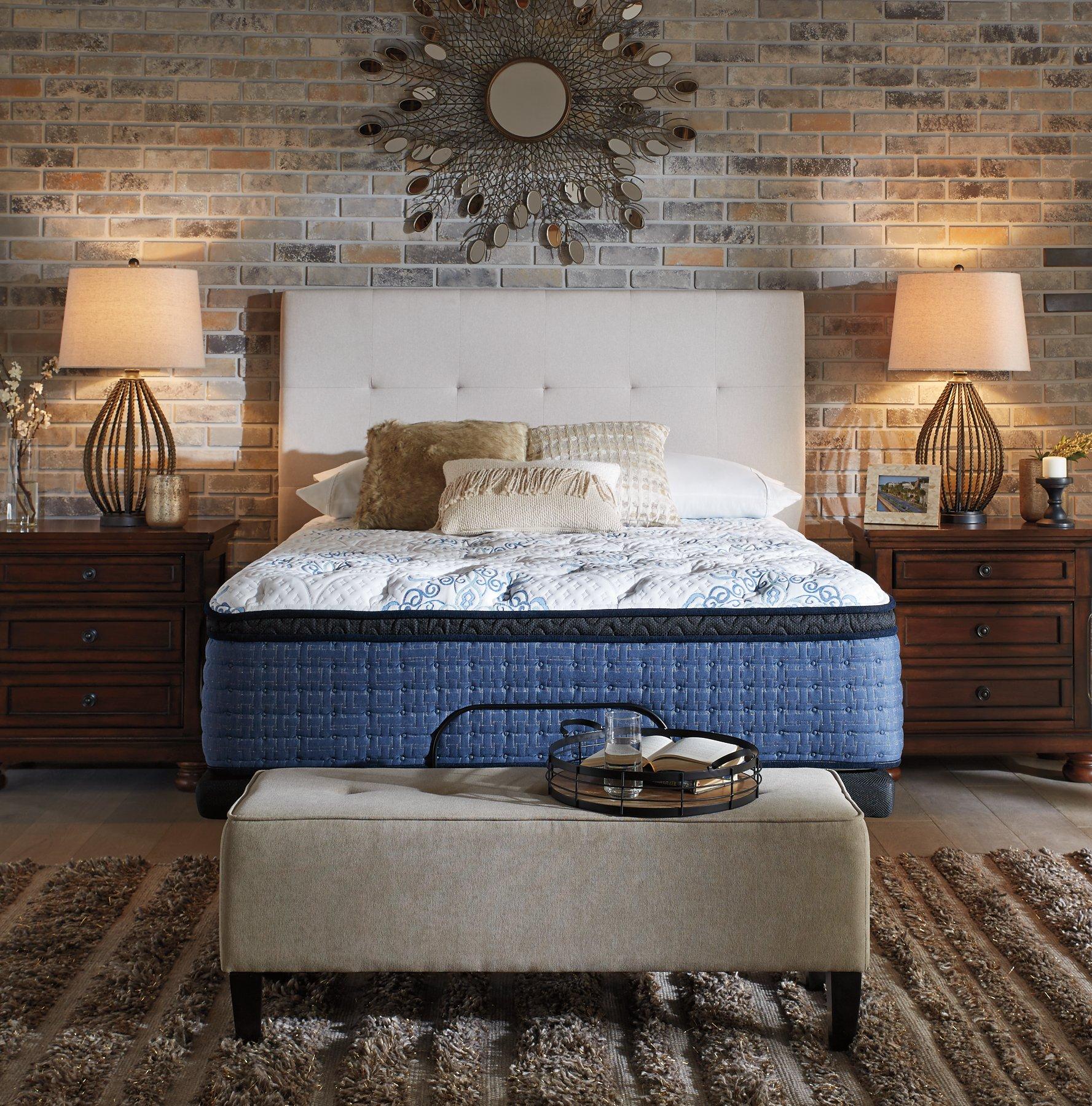 Mt Dana California King Euro Top Mattress Set - Luxury Home Furniture (MI)
