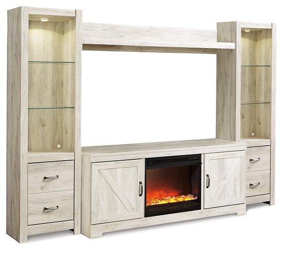 Bellaby 4-Piece Entertainment Center with Fireplace - Luxury Home Furniture (MI)