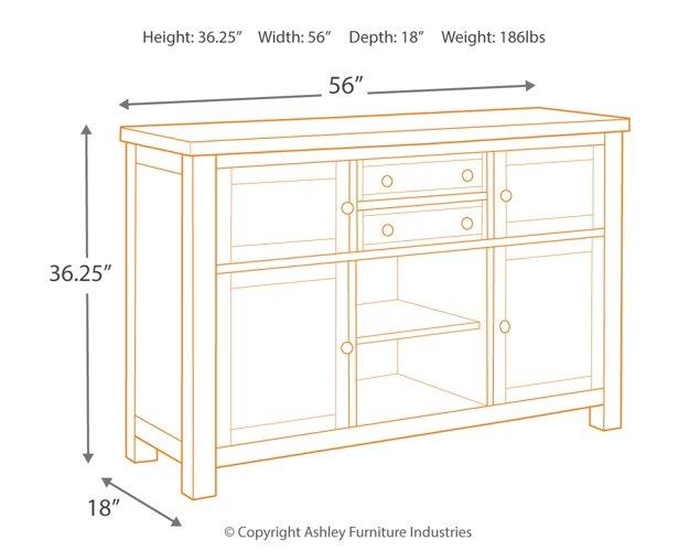 Moriville Dining Server - Luxury Home Furniture (MI)