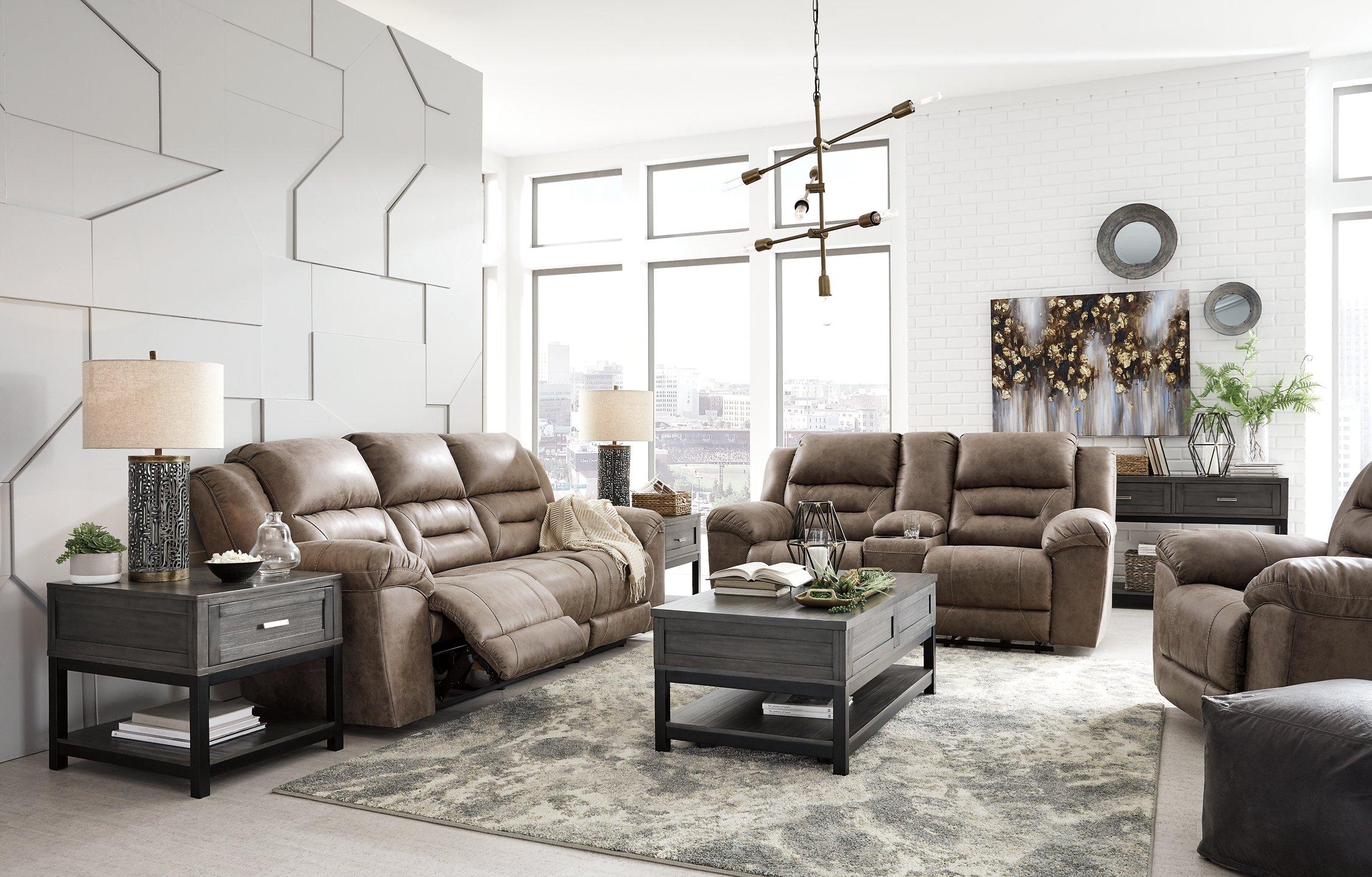 Stoneland Power Reclining Sofa - Luxury Home Furniture (MI)