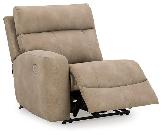 Next-Gen DuraPella Power Reclining Sectional Loveseat with Console - Luxury Home Furniture (MI)