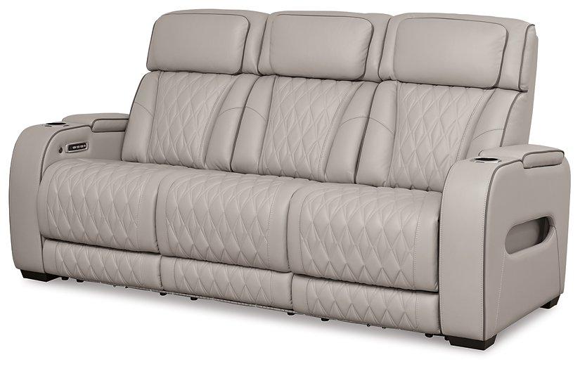 Boyington Power Reclining Sofa - Luxury Home Furniture (MI)
