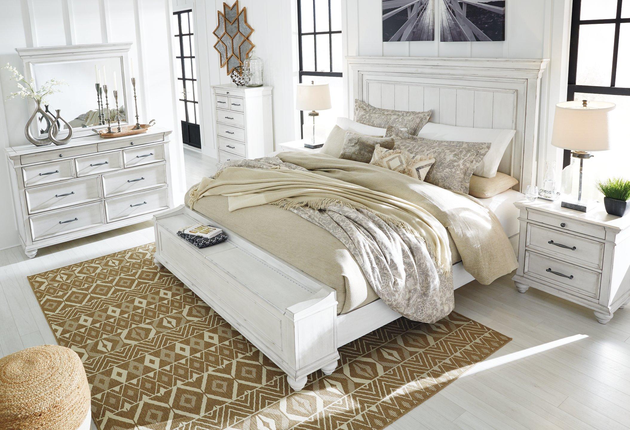 Kanwyn Bed with Storage Bench - Luxury Home Furniture (MI)