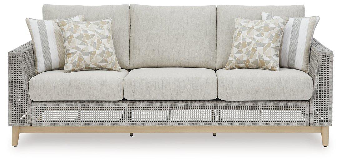Seton Creek Outdoor Sofa with Cushion - Luxury Home Furniture (MI)