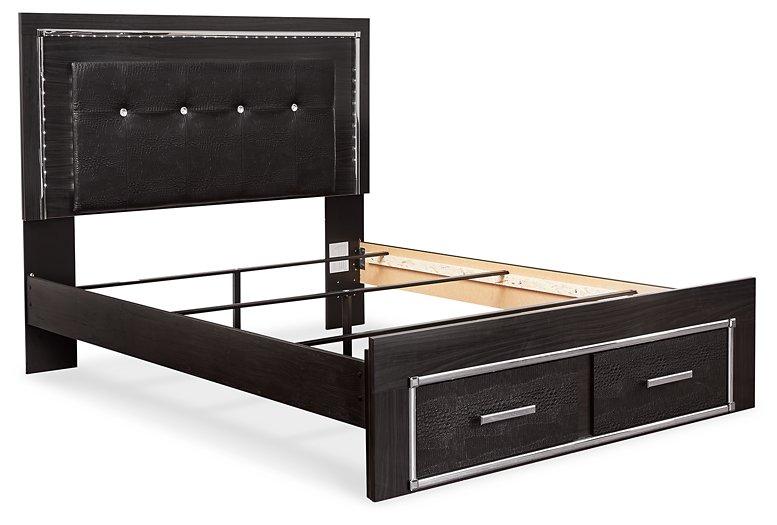 Kaydell Upholstered Bed with Storage - Luxury Home Furniture (MI)