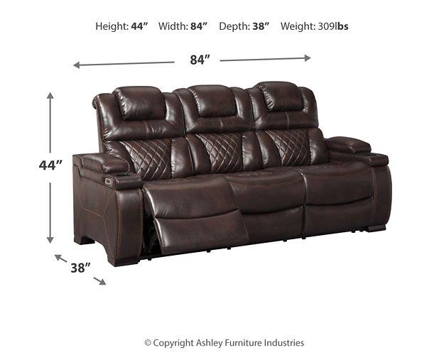 Warnerton Power Reclining Sofa - Luxury Home Furniture (MI)