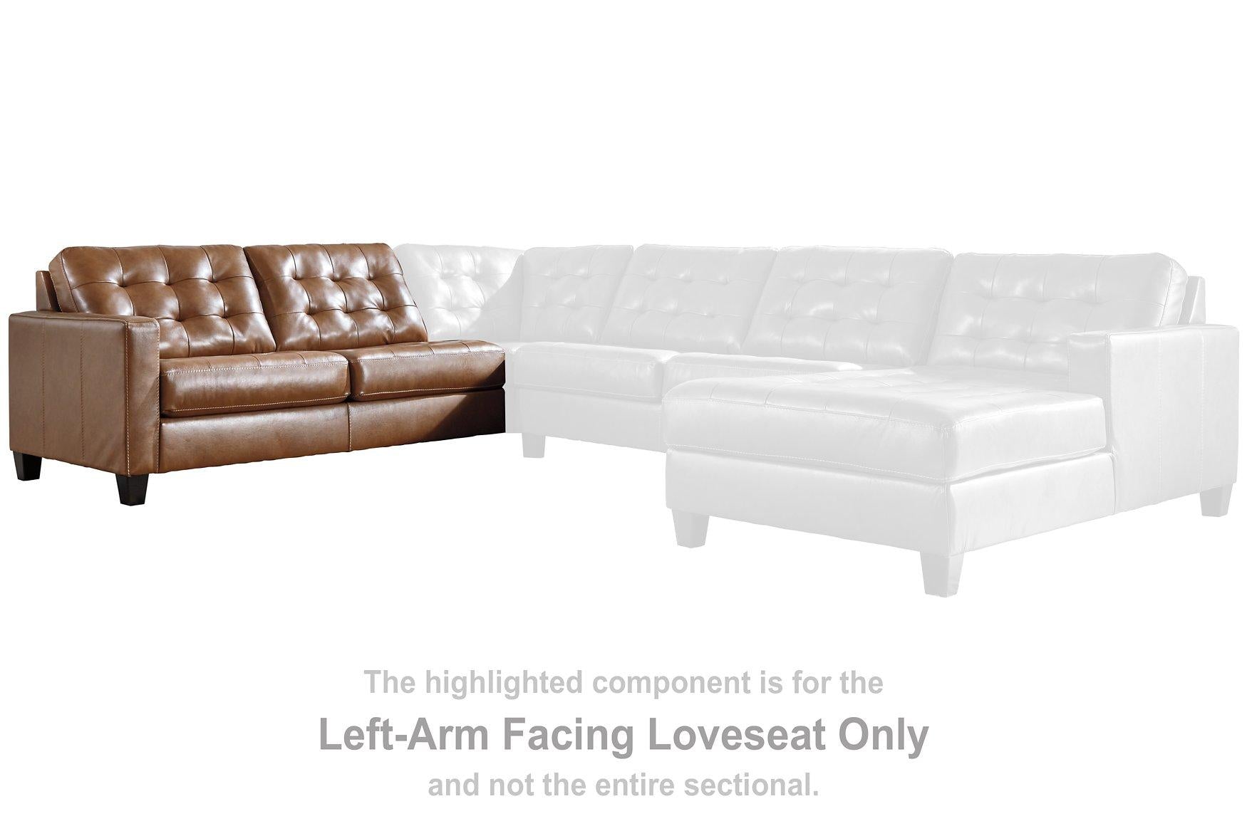 Baskove Sectional with Chaise - Luxury Home Furniture (MI)
