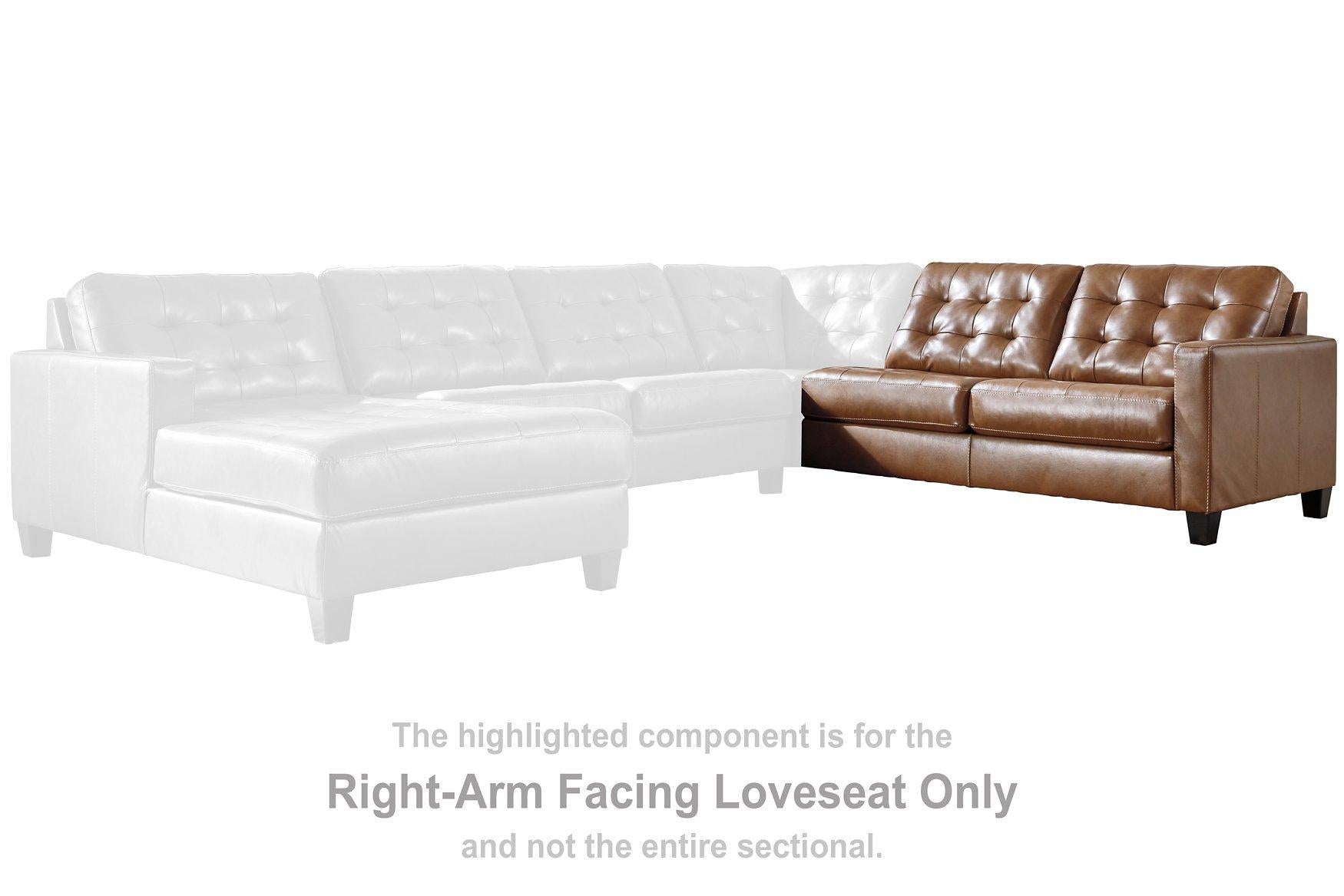 Baskove Sectional with Chaise - Luxury Home Furniture (MI)