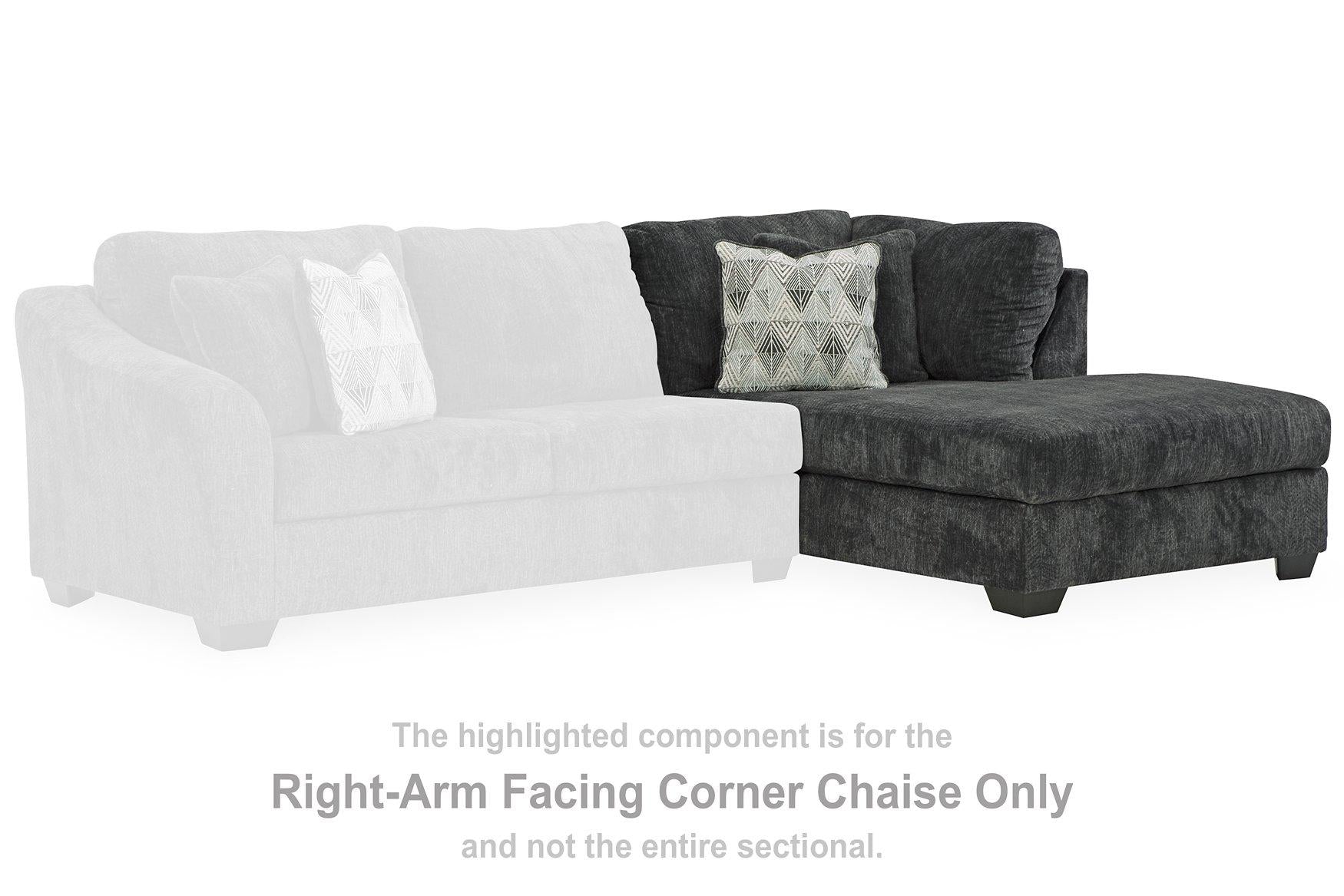Biddeford 2-Piece Sleeper Sectional with Chaise - Luxury Home Furniture (MI)