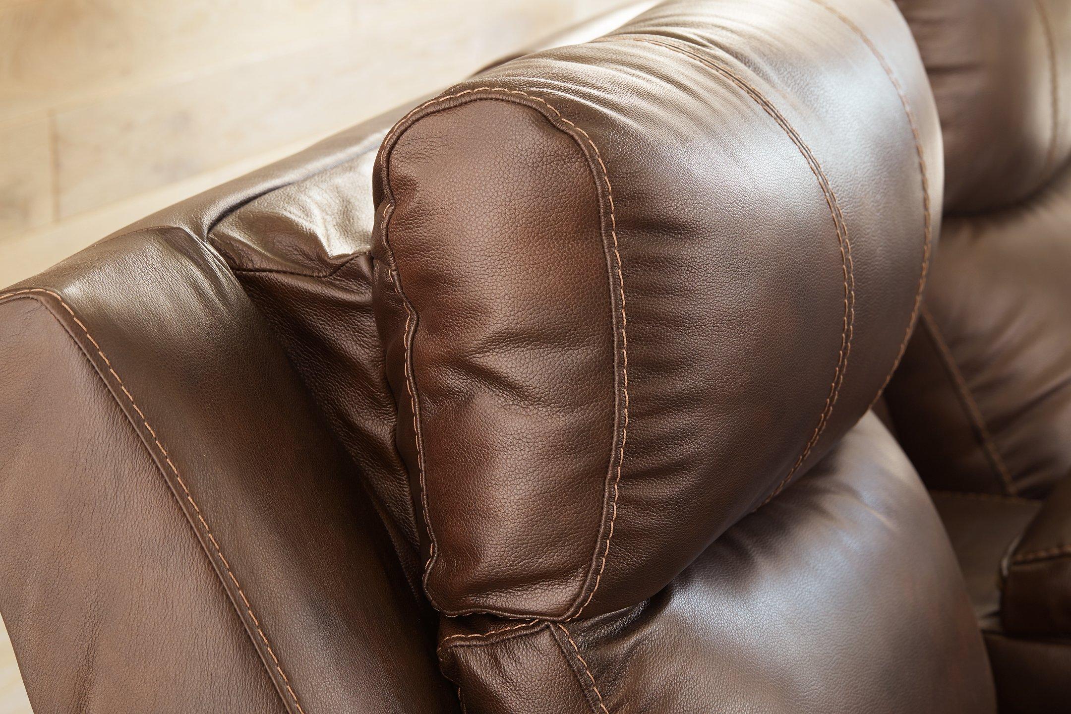 Edmar Power Reclining Loveseat with Console - Luxury Home Furniture (MI)