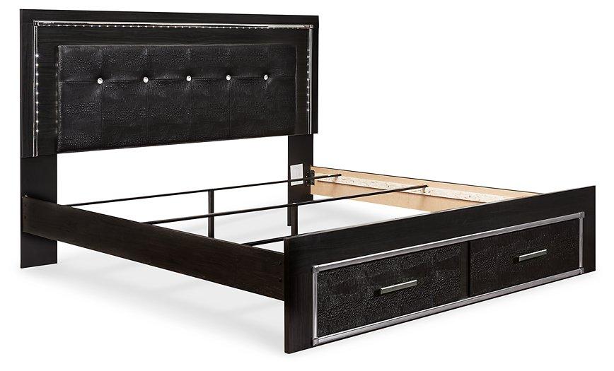 Kaydell Upholstered Bed with Storage - Luxury Home Furniture (MI)