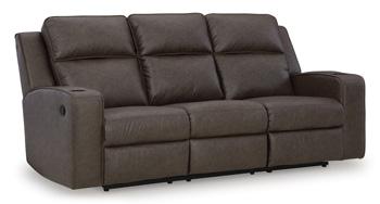 Lavenhorne Reclining Sofa with Drop Down Table - Luxury Home Furniture (MI)
