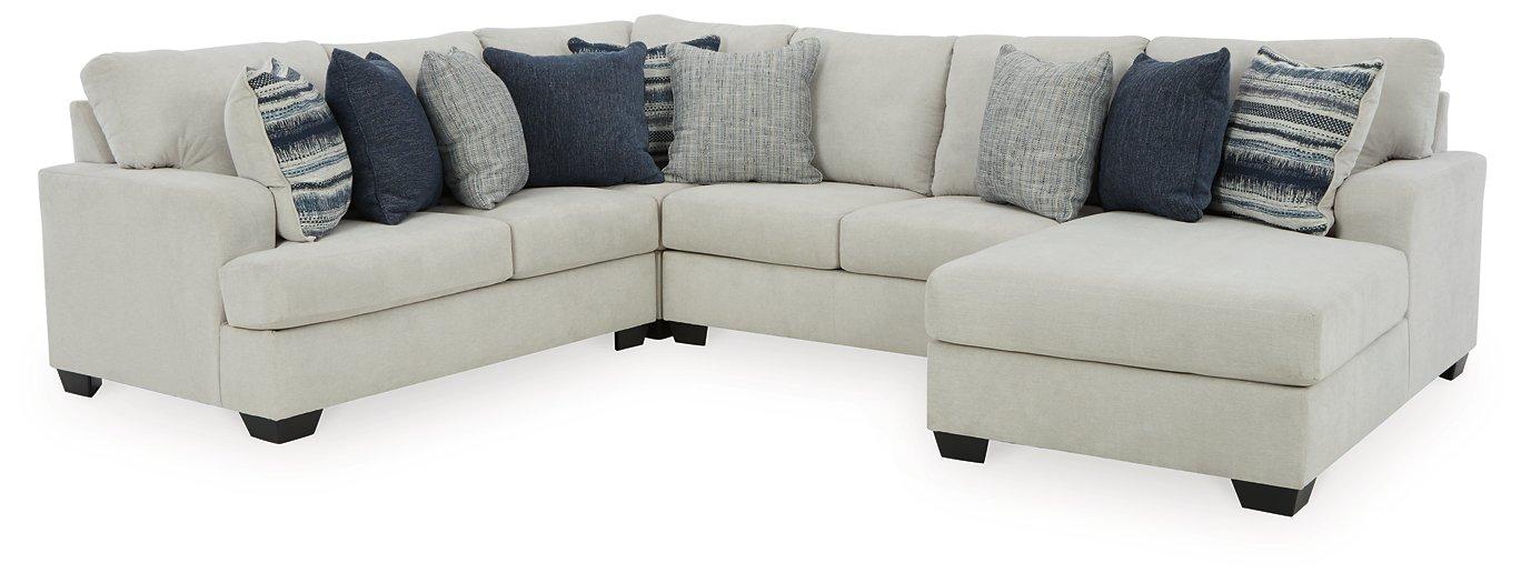 Lowder Sectional with Chaise - Luxury Home Furniture (MI)