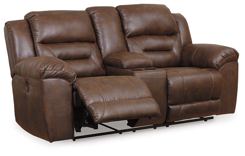 Stoneland Power Reclining Loveseat with Console - Luxury Home Furniture (MI)