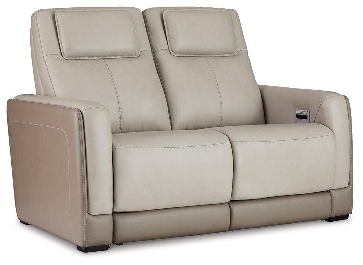 Battleville Power Reclining Loveseat - Luxury Home Furniture (MI)