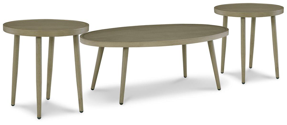 Swiss Valley Outdoor Occasional Table Set - Luxury Home Furniture (MI)
