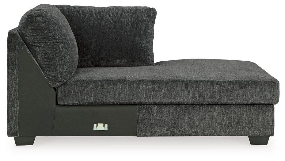 Biddeford 2-Piece Sleeper Sectional with Chaise - Luxury Home Furniture (MI)