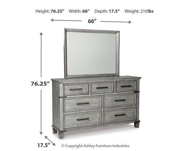 Russelyn Dresser and Mirror - Luxury Home Furniture (MI)