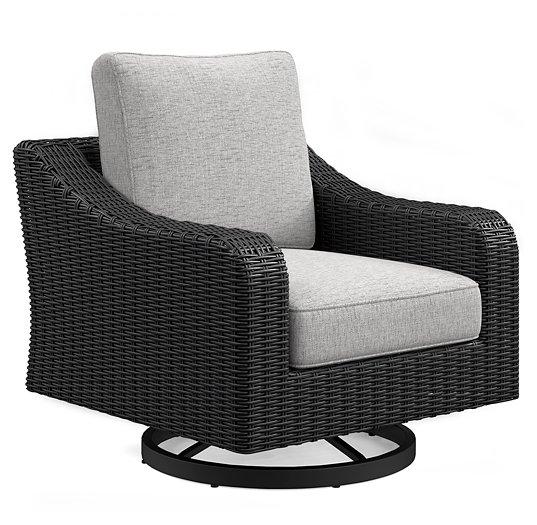 Beachcroft Outdoor Swivel Lounge with Cushion - Luxury Home Furniture (MI)