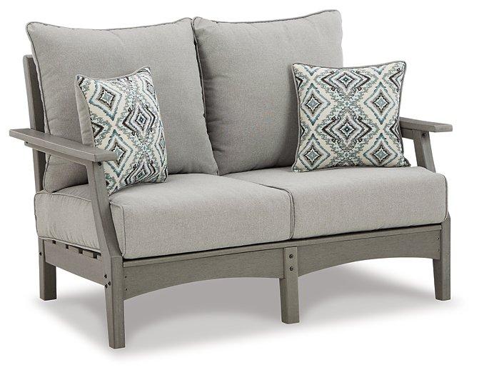 Visola Outdoor Loveseat Conversation Set - Luxury Home Furniture (MI)