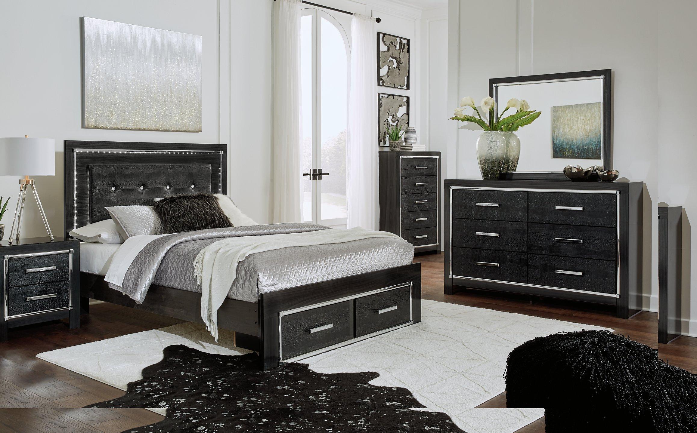 Kaydell Upholstered Bed with Storage - Luxury Home Furniture (MI)