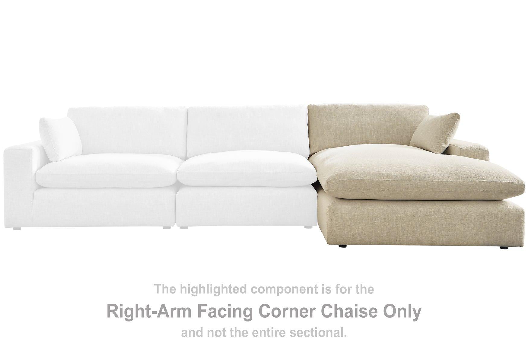 Elyza Sectional with Chaise - Luxury Home Furniture (MI)