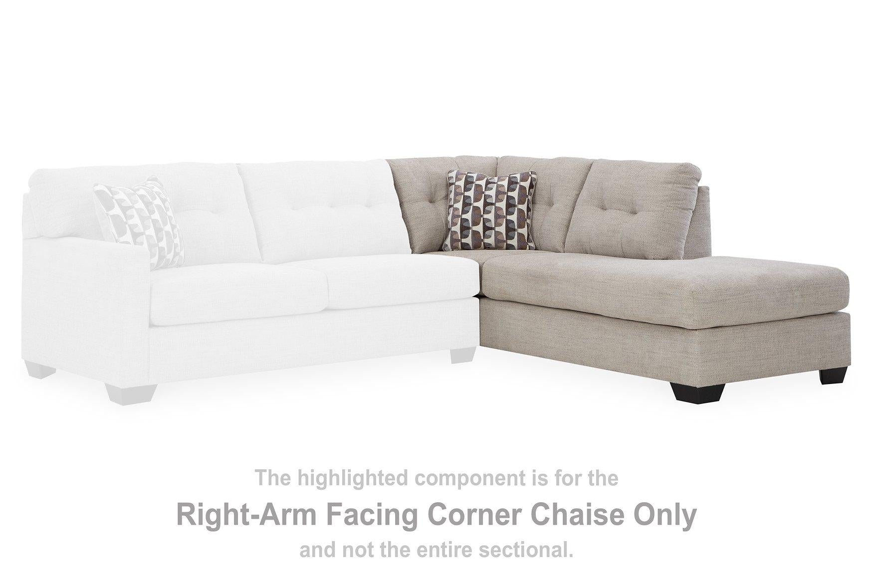 Mahoney 2-Piece Sleeper Sectional with Chaise - Luxury Home Furniture (MI)