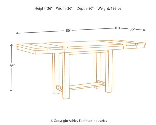 Moriville Counter Height Dining Set - Luxury Home Furniture (MI)