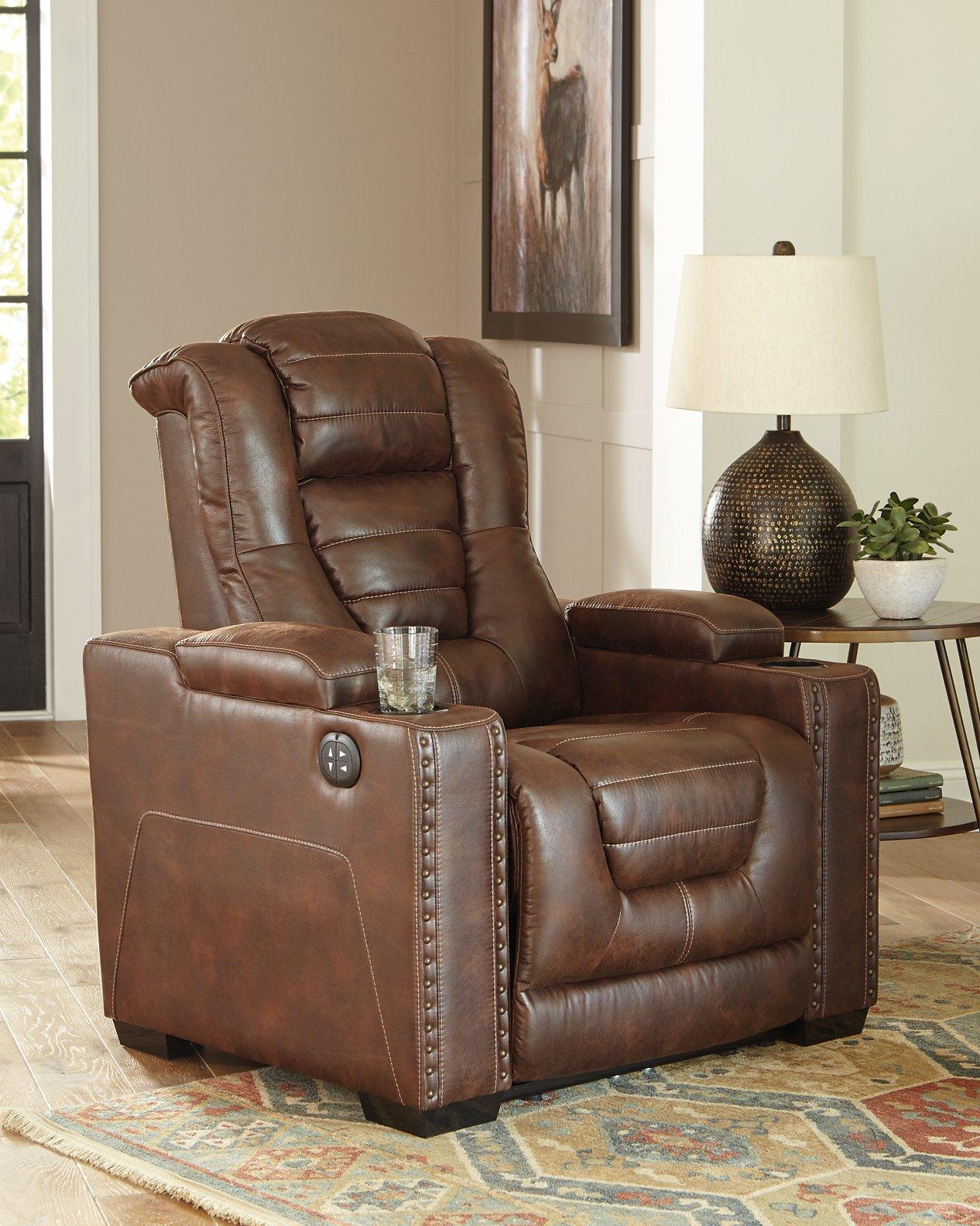 Owner's Box Living Room Set - Luxury Home Furniture (MI)