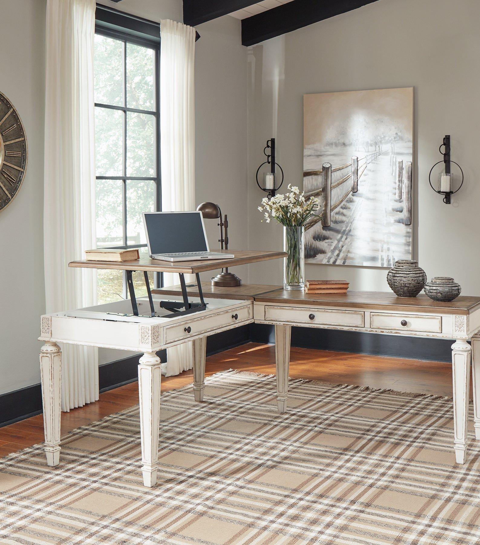 Realyn Home Office Lift Top Desk - Luxury Home Furniture (MI)