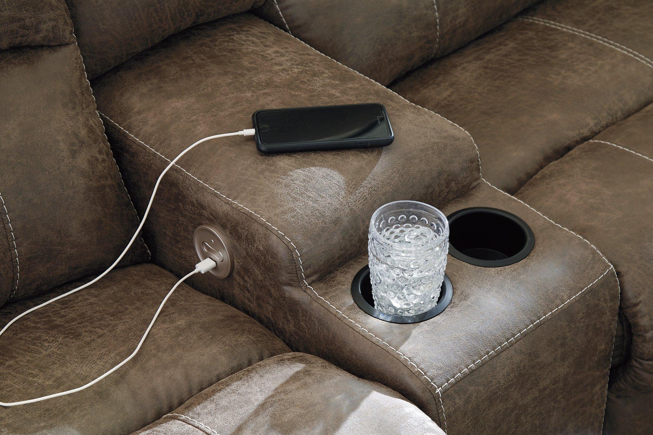 Segburg Power Reclining Sectional - Luxury Home Furniture (MI)