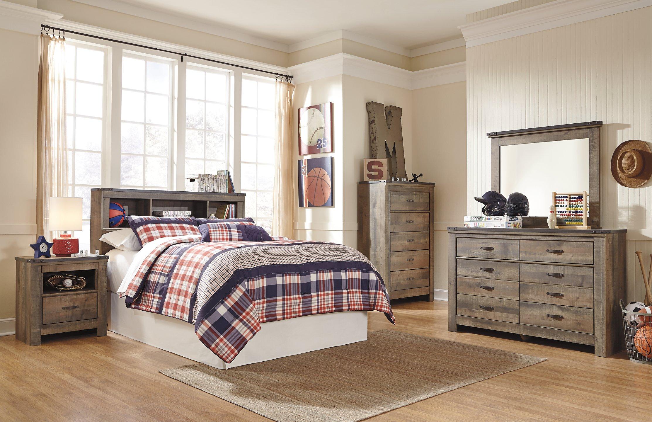 Trinell Youth Bed with 2 Storage Drawers - Luxury Home Furniture (MI)