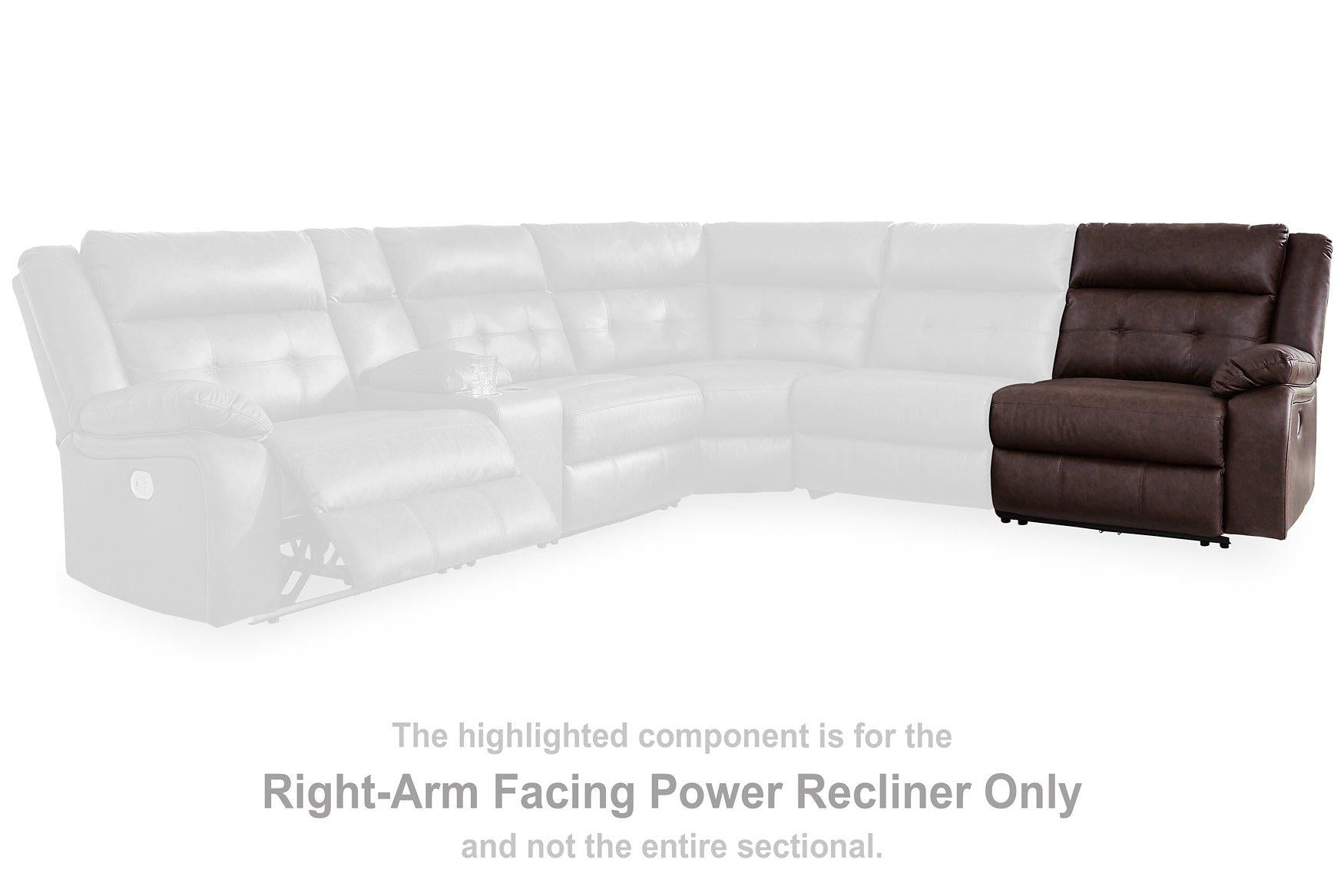 Punch Up Power Reclining Sectional Sofa - Luxury Home Furniture (MI)