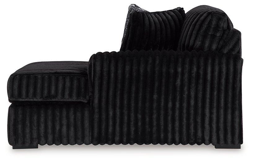 Midnight-Madness Sectional with Chaise - Luxury Home Furniture (MI)
