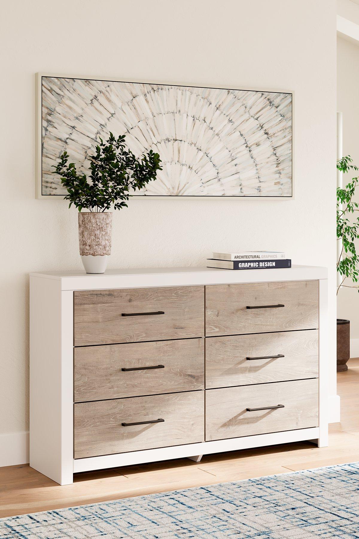 Charbitt Dresser and Mirror - Luxury Home Furniture (MI)