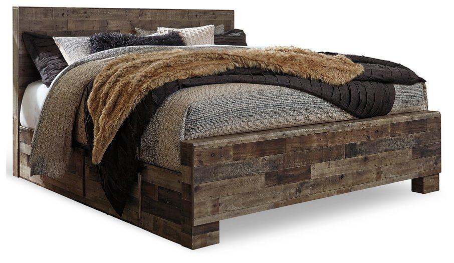 Derekson Bed with 2 Storage Drawers - Luxury Home Furniture (MI)