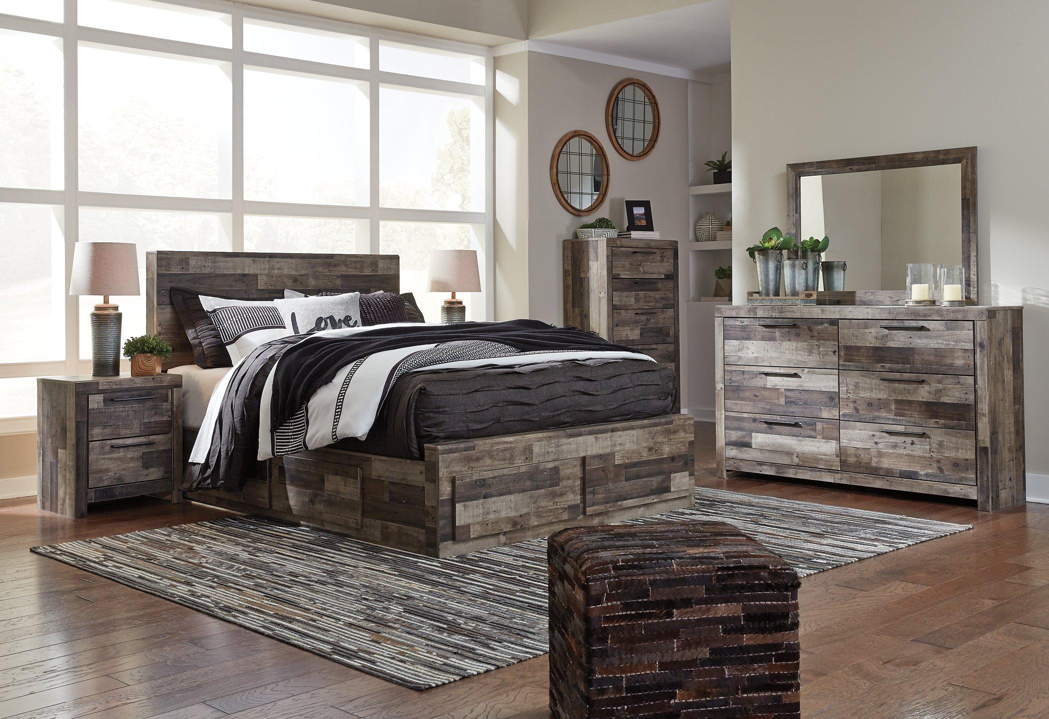 Derekson Bed with 6 Storage Drawers - Luxury Home Furniture (MI)