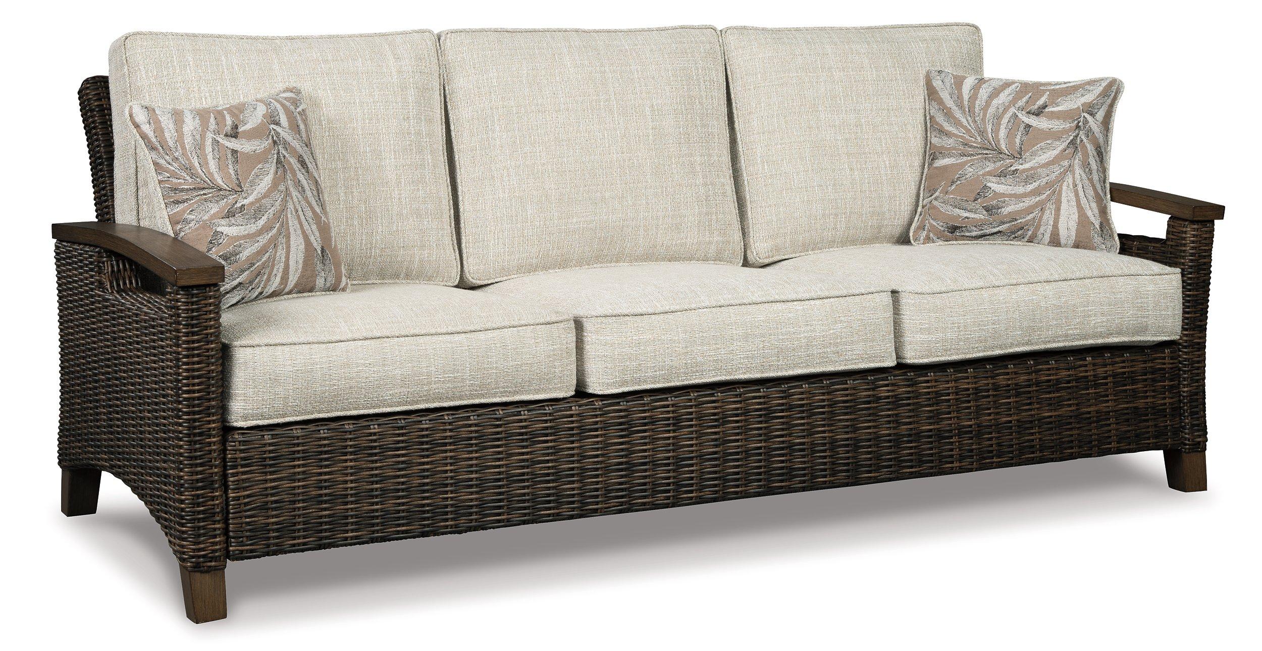 Paradise Trail Outdoor Sofa, Lounge Chairs and Fire Pit Table - Luxury Home Furniture (MI)