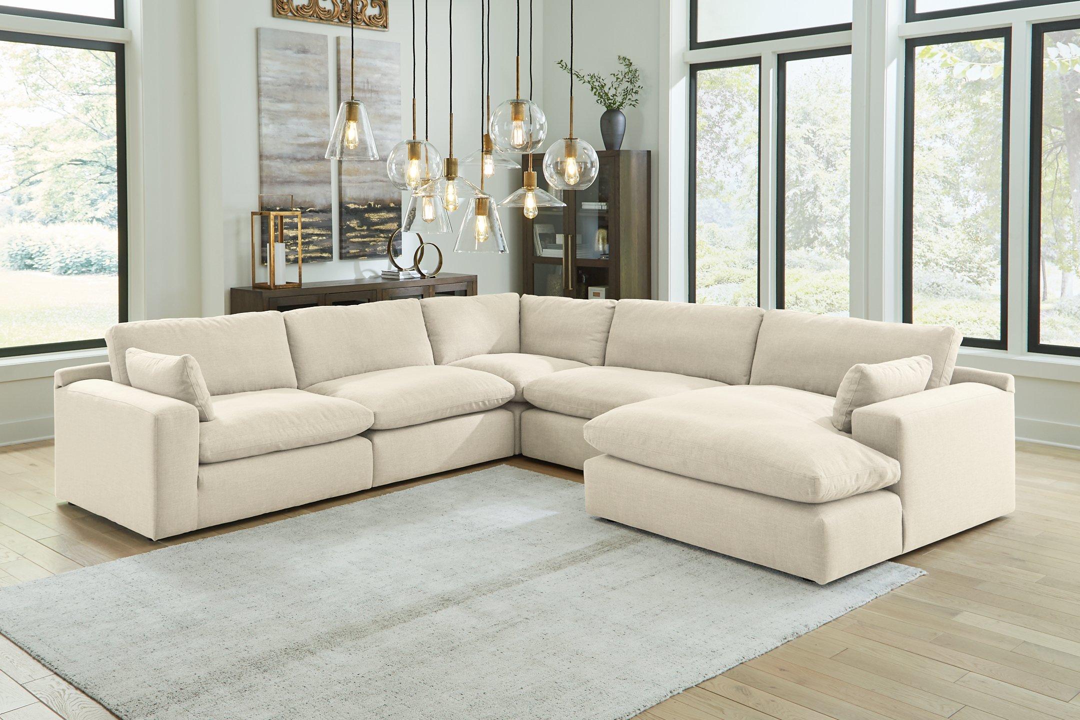 Elyza Sectional with Chaise - Luxury Home Furniture (MI)