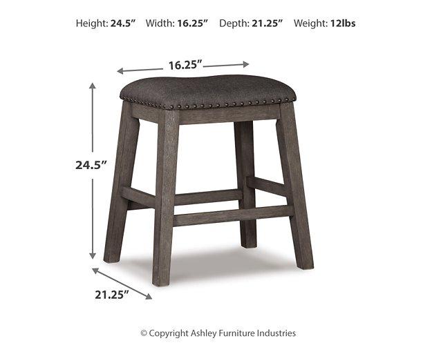Caitbrook Counter Height Upholstered Bar Stool - Luxury Home Furniture (MI)