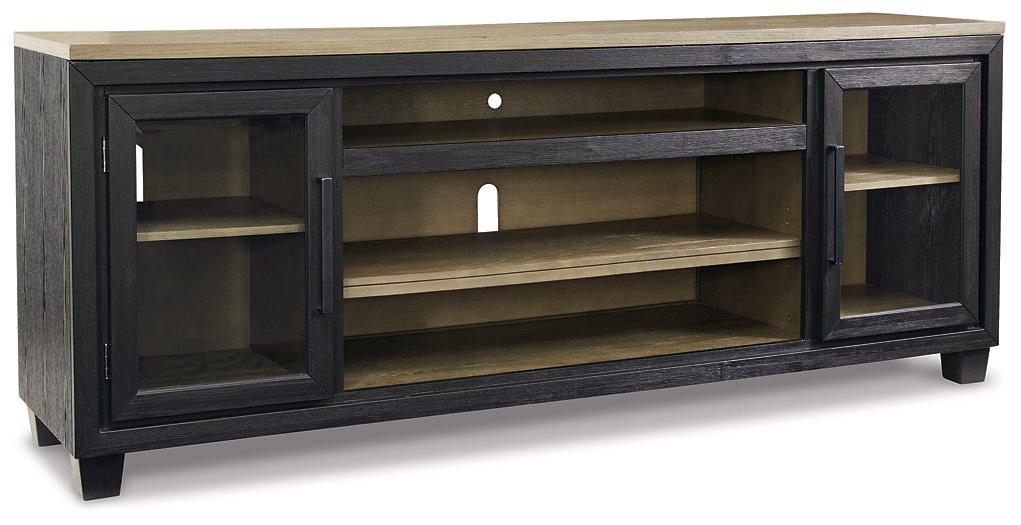 Foyland 83" TV Stand with Electric Fireplace - Luxury Home Furniture (MI)