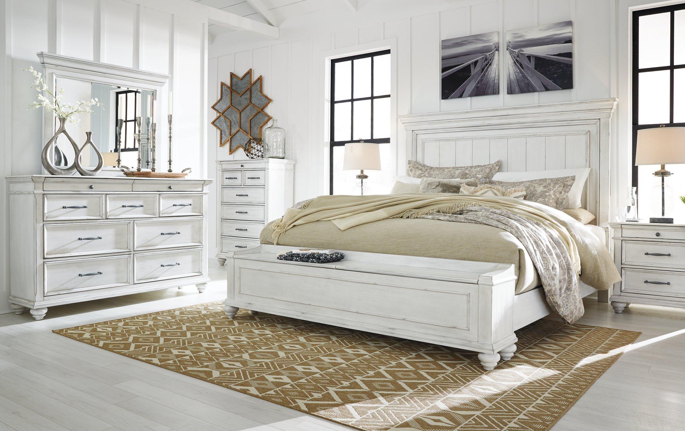Kanwyn Bed with Storage Bench - Luxury Home Furniture (MI)