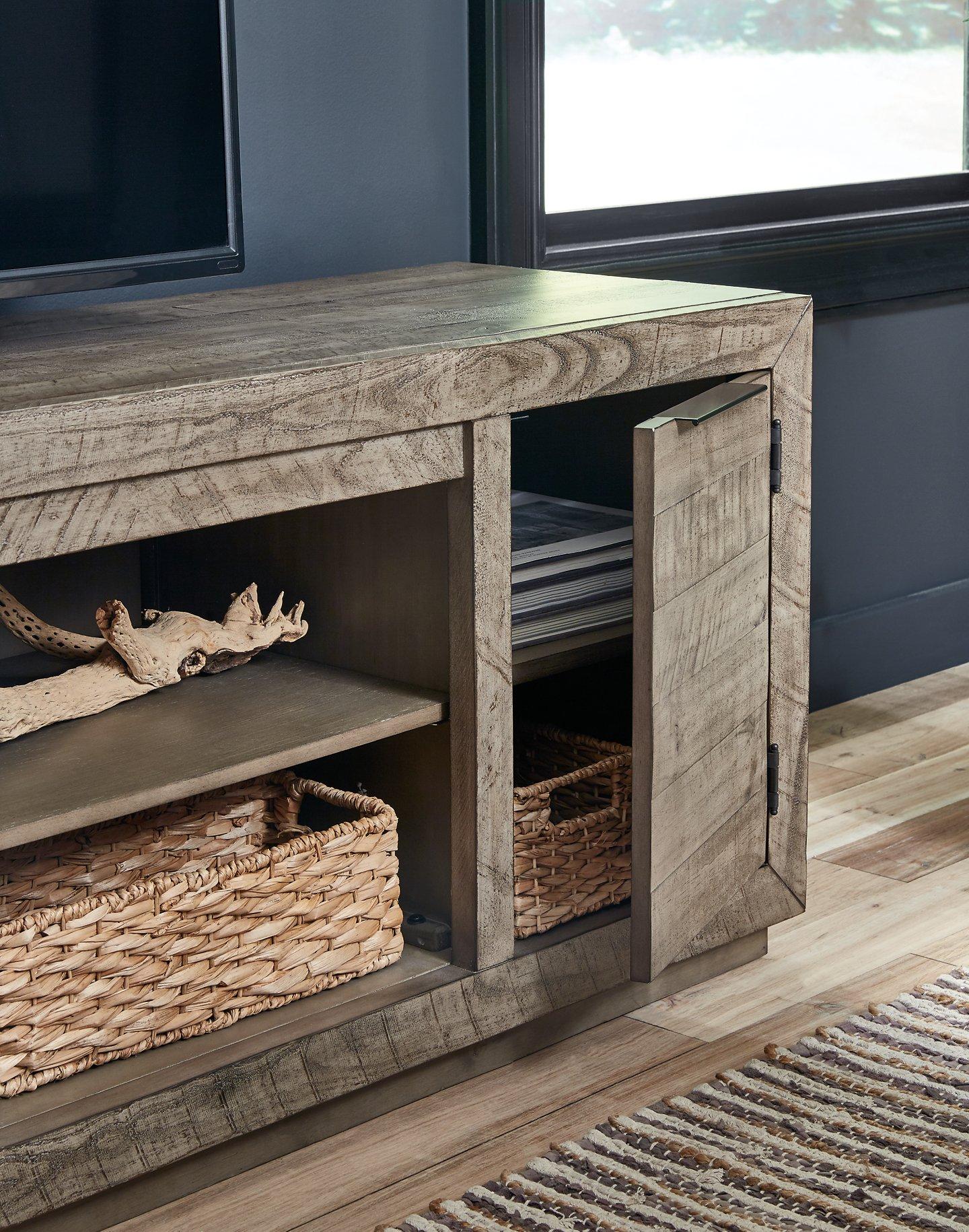 Krystanza TV Stand with Electric Fireplace - Luxury Home Furniture (MI)
