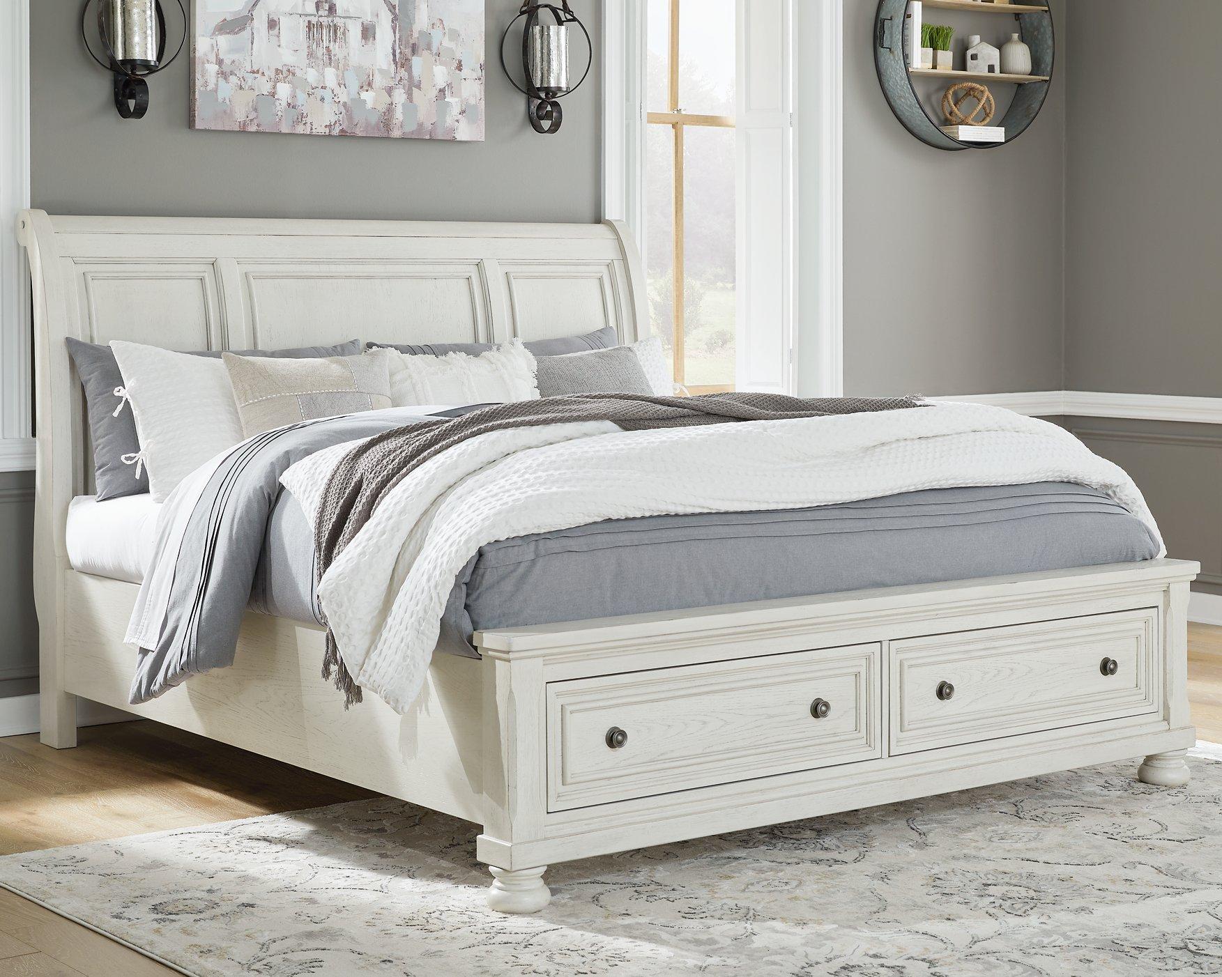Robbinsdale Bed with Storage - Luxury Home Furniture (MI)