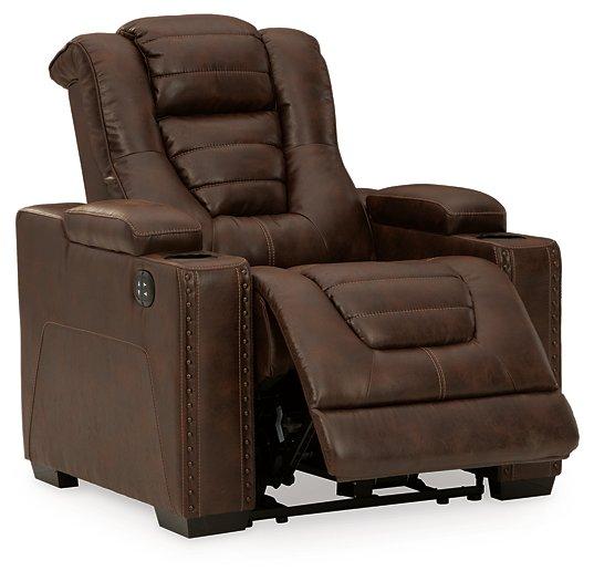 Owner's Box Power Recliner - Luxury Home Furniture (MI)