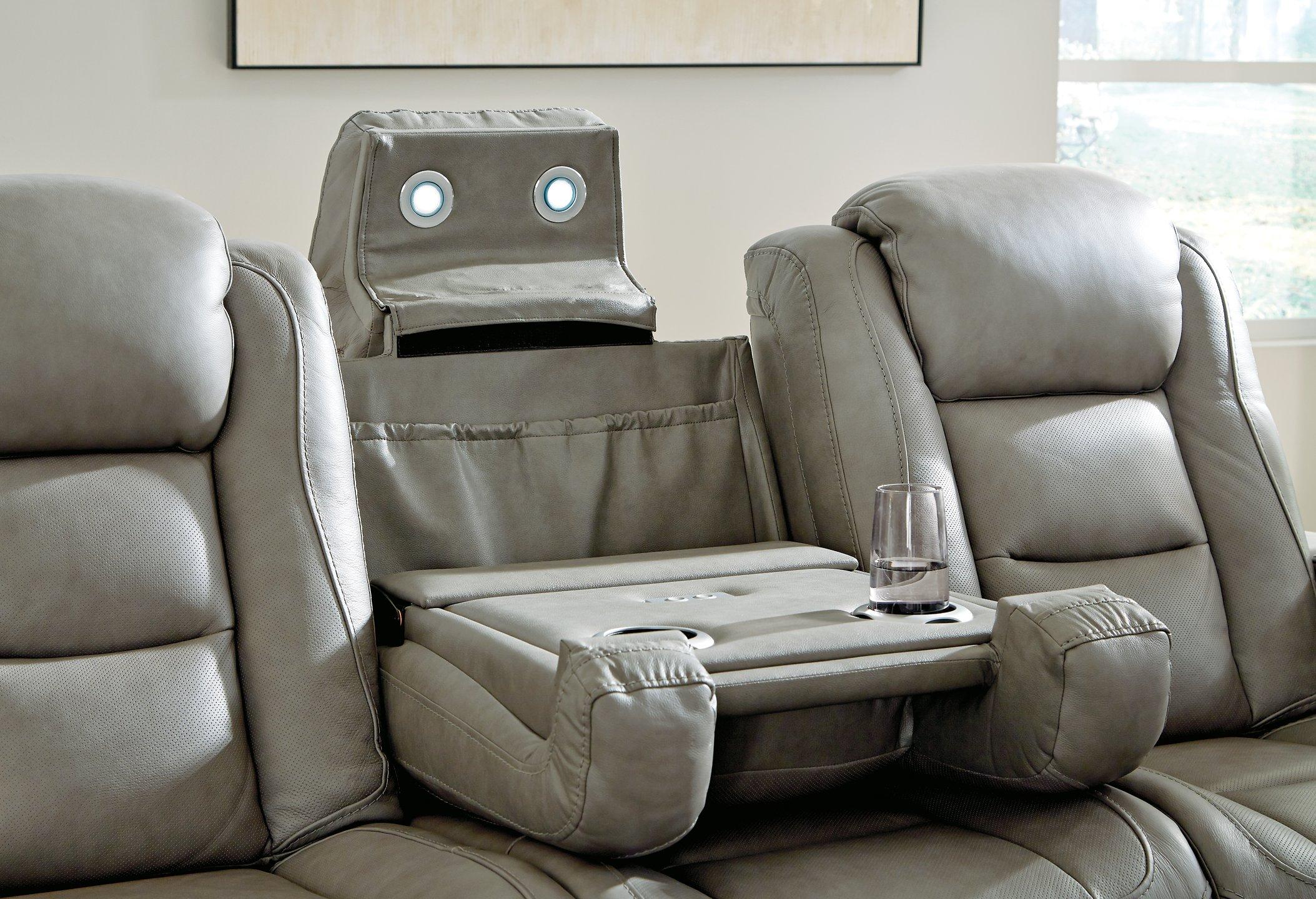 The Man-Den Power Reclining Sofa - Luxury Home Furniture (MI)