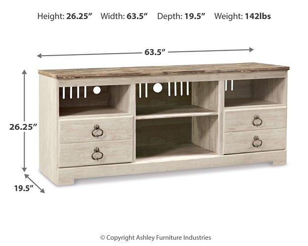 Willowton 64" TV Stand - Luxury Home Furniture (MI)
