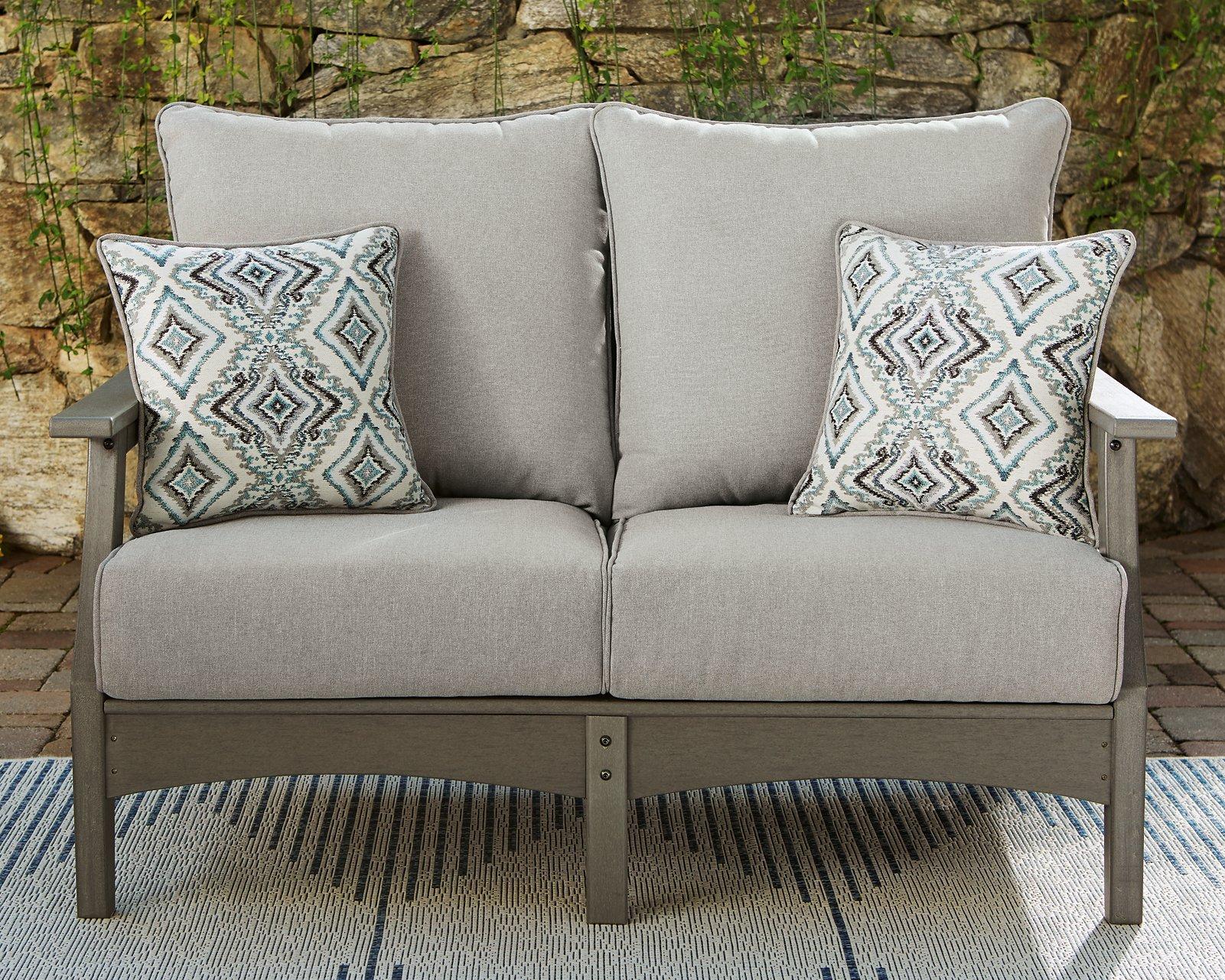 Visola Outdoor Loveseat Conversation Set - Luxury Home Furniture (MI)