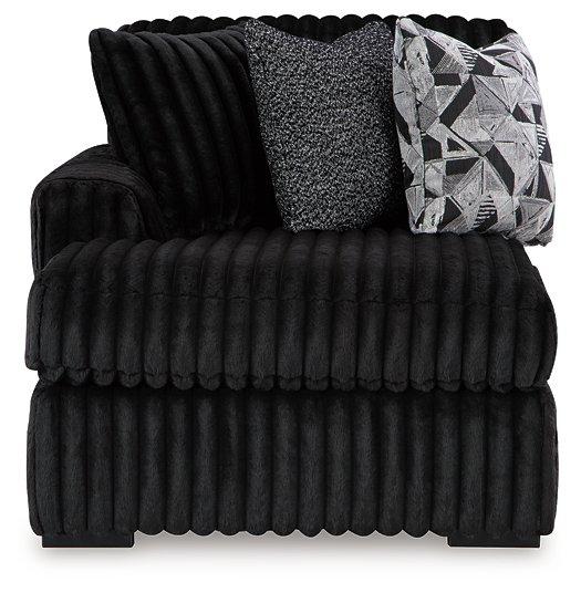 Midnight-Madness Sectional with Chaise - Luxury Home Furniture (MI)