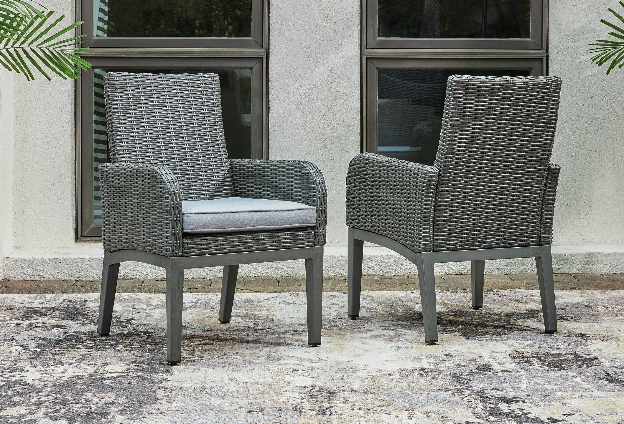 Elite Park Arm Chair with Cushion (Set of 2) - Luxury Home Furniture (MI)